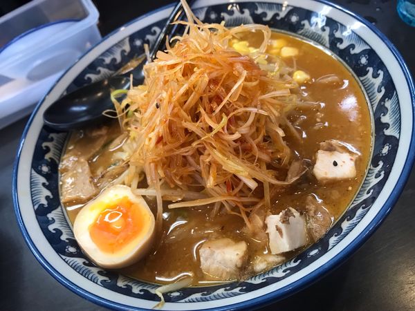 「ネギ味噌ラーメン」@れんげ 南アルプス店の写真