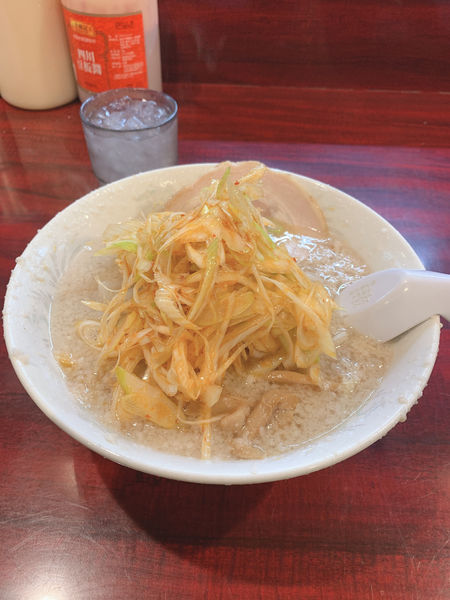 「辛ネギラーメン」@こってりらーめん なりたけ 本八幡店の写真