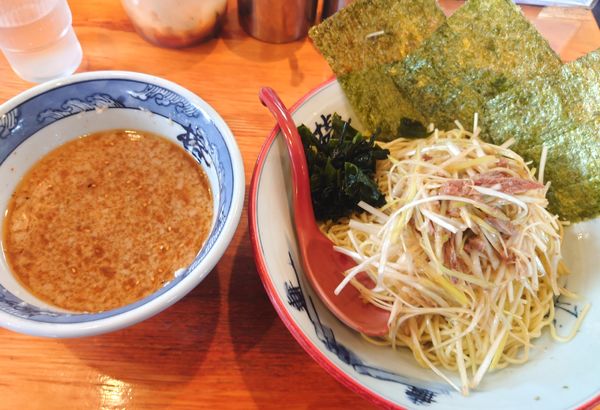 「ネギつけ麺900円」@椿 ラーメンショップ 木立店の写真