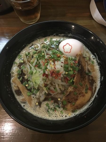 「はいから味噌＋桜玉」@麺処 はいからの写真