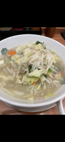 「野菜たっぷりタンメン」@熱烈中華食堂 日高屋 赤羽スズラン通店の写真