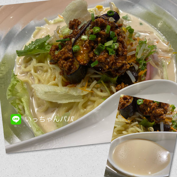 「冷やしちゃんぽん 麻婆茄子 890円」@リンガーハット 埼玉新座店の写真