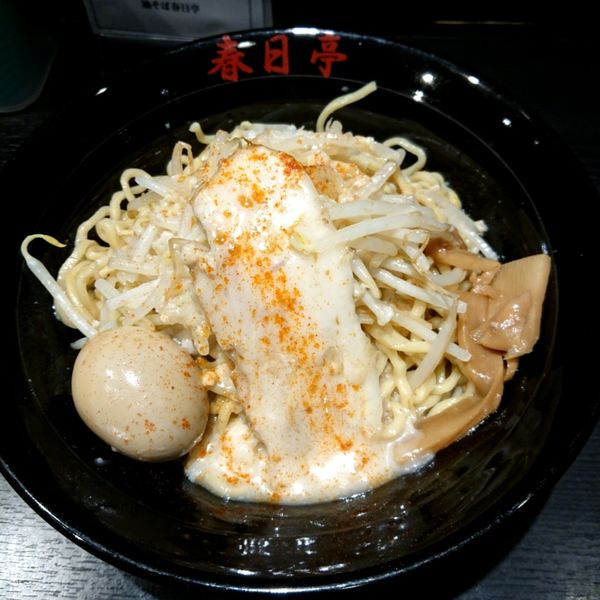 「鳥豚油そば　中」@油そば 春日亭 秋葉原昭和通り口店の写真