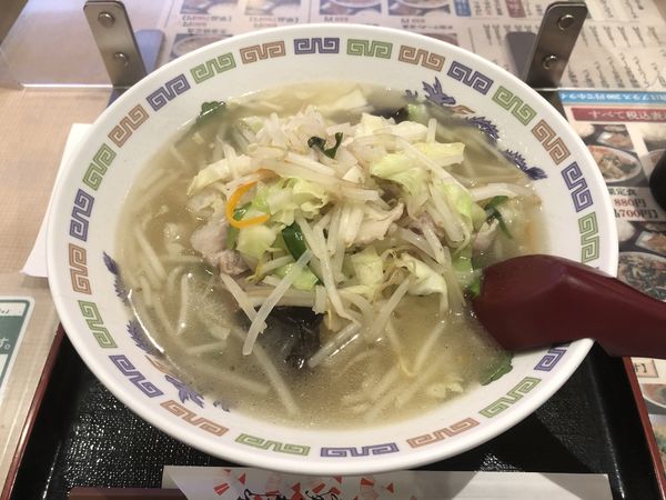 「タンメン 700円」@謝謝ラーメンの写真