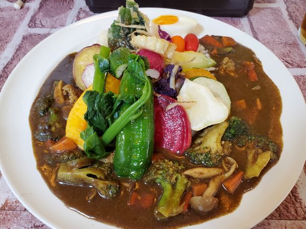 「野菜カレー」@カレーハウス・キッチンYの写真