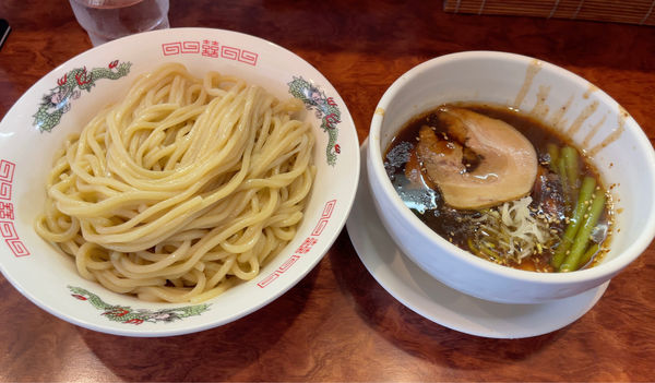 「冷つけ麺 大盛+ラーメン化」@つけ麺 目黒屋の写真