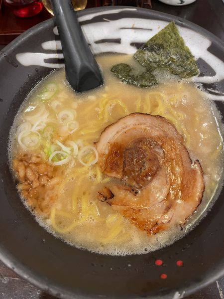 「ランチとんこつらーめん」@立川やの写真