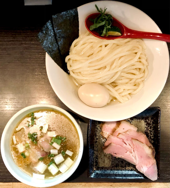 「★＜恒例月1限定＞特製“讃岐うどん昆布水つけめん”(塩)🍜¥1,」@麺処 夏海の写真
