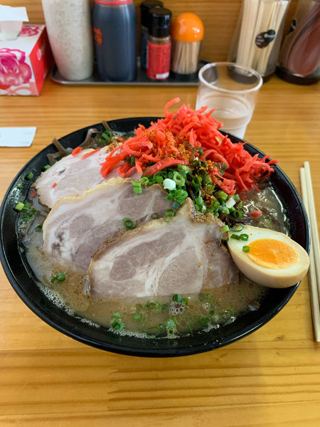 「豚骨チャーシュー」@豚骨ラーメン 新井商店の写真