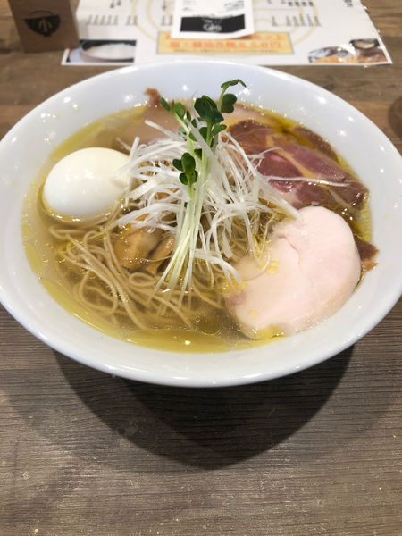 「出汁麺　塩」@だし麺屋 ナミノアヤの写真