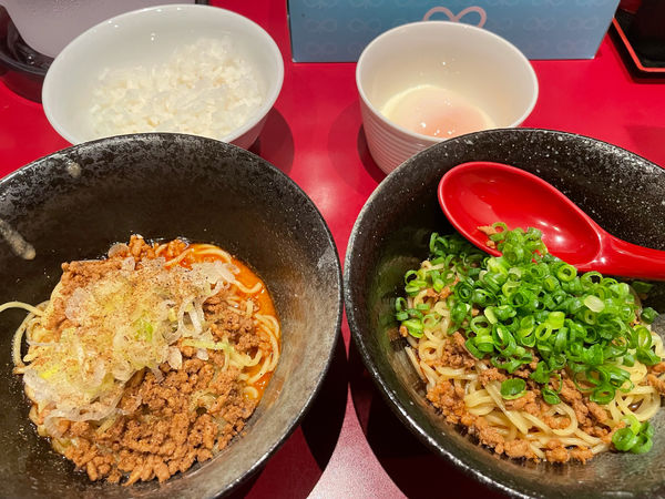 「くにまつゴマ、武蔵坊醤油のハーフアンドハーフ1050円」@くにまつ＋武蔵坊の写真