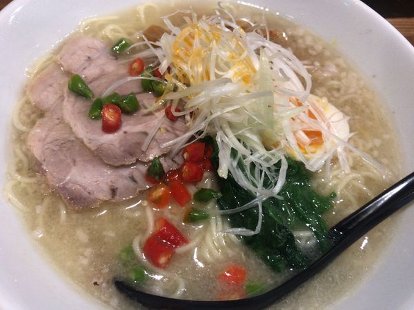 「青唐ラーメン750円」@あさひ家の写真