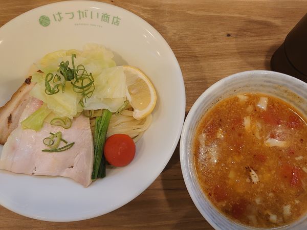 「【限定】トマト白湯チーズつけ麺(900円)」@はつがい商店の写真