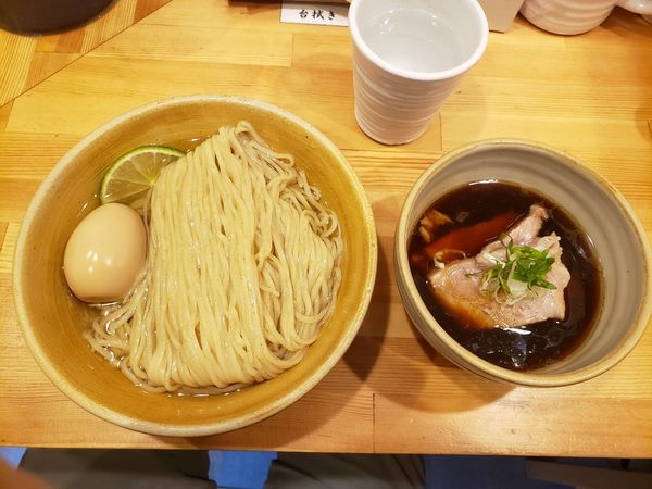 「味玉醤油つけ麺」@迂直の写真