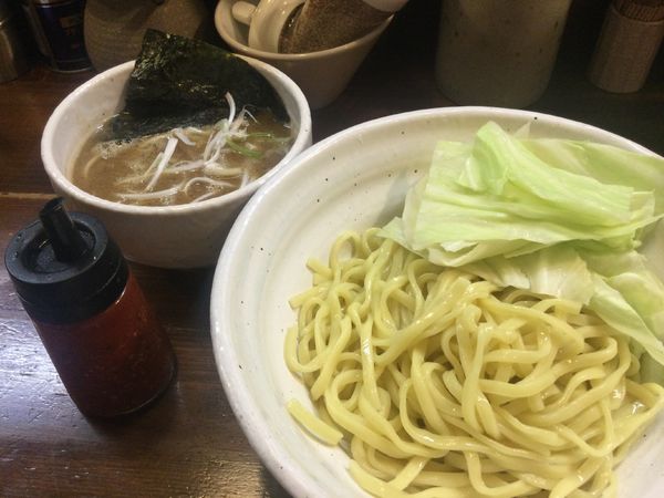 「四種の魚のつけ麺・中盛(￥900・同一料金)」@『   』（無銘）の写真