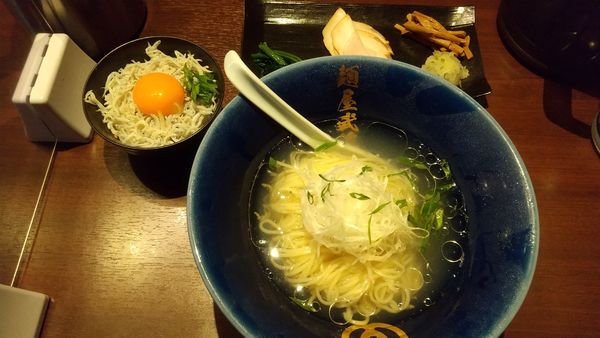 「冷やししらすら～麺1100円(限定8月31日迄)」@創始麺屋武蔵の写真