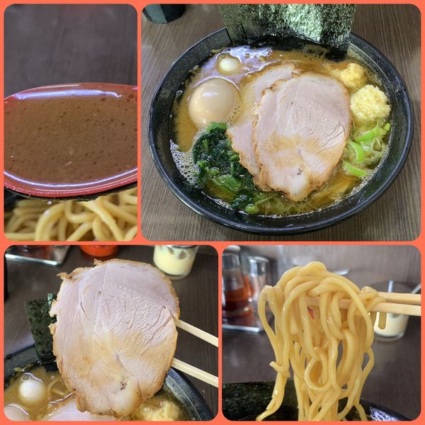 「醤油豚骨（並）¥780」@横浜家系ラーメン 源絆家の写真