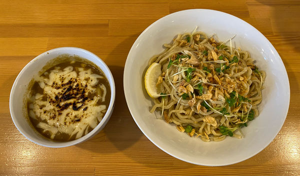 「焦しチーズのカレーつけそば」@麺や 吉四 KiCCHOの写真