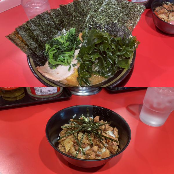 「チャーシューメン　豚まぶし丼」@環2家 蒲田店の写真