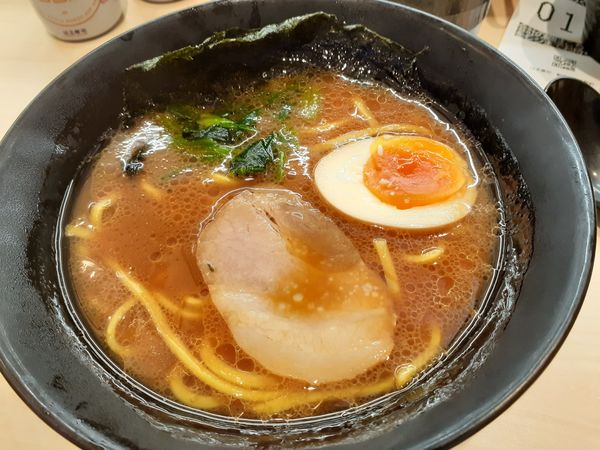 「横浜家系ラーメン」@はま寿司 新百合ヶ丘駅前店の写真