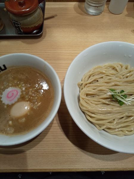 「つけめん（味玉付き）」@つけめんTETSU 名古屋JRゲートタワー店の写真