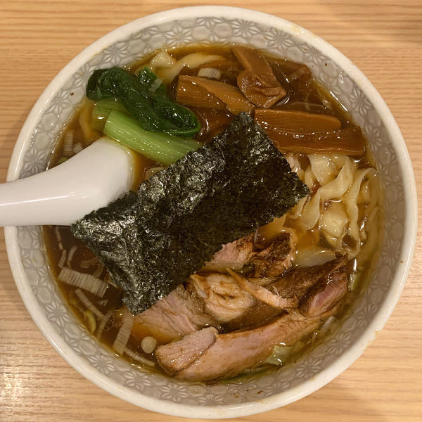 「手揉みらーめん」@麺や 麦ゑ紋の写真