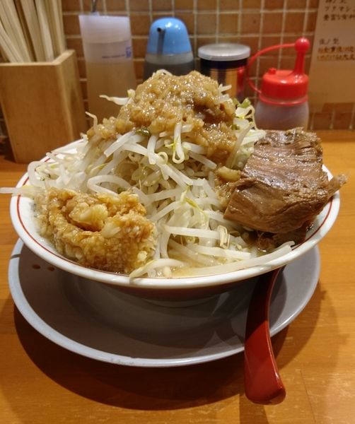 「らーめん全増し」@らーめん たん二郎の写真