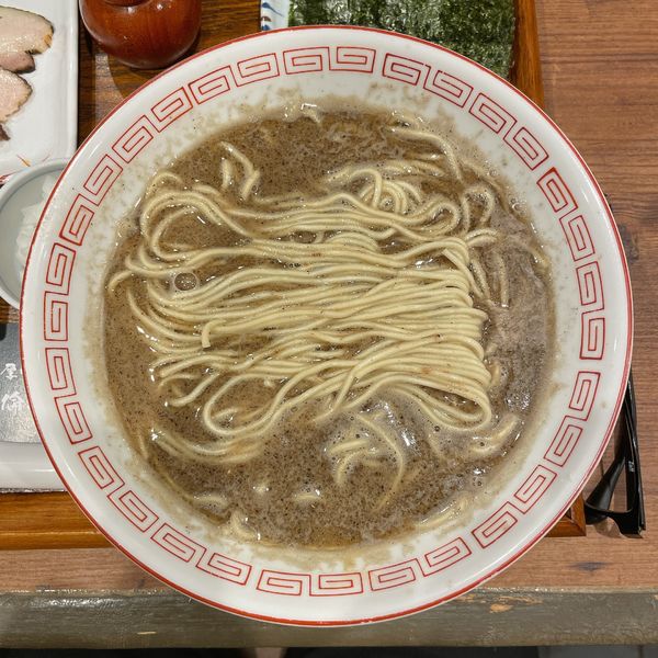 「秋刀魚」@炭火焼濃厚中華そば 奥倫道の写真