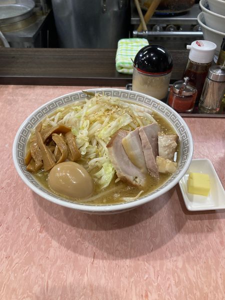 「中華そば　野菜　バター」@所沢大勝軒の写真