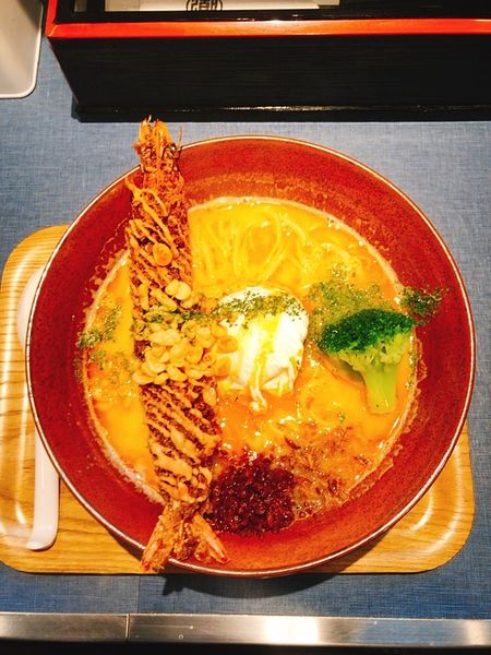 「鶏白湯そば　海老」@麺巧 潮の写真