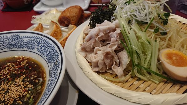 「たっぷり薬味の和風冷しつけ麺」@丸源ラーメン 入間インター店の写真