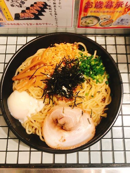 「男味油そば」@油そば 雷神 市川店の写真