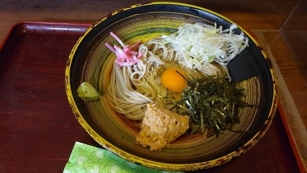 「納豆そば」@生そば 玉川 池袋東口店の写真