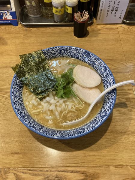 「濃厚鶏白湯そば　800円」@麺屋きよたかの写真