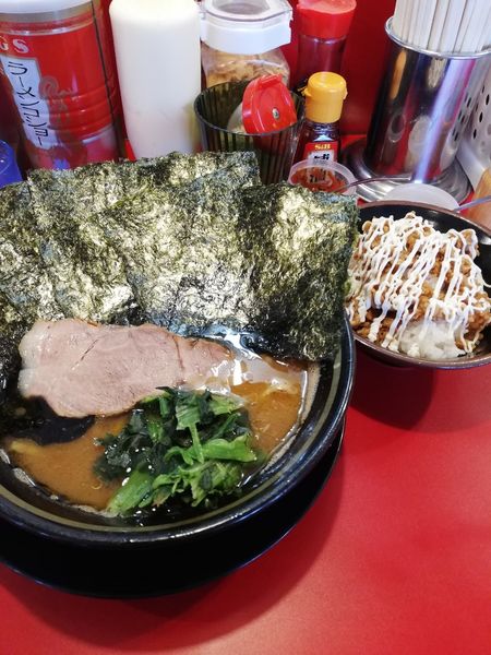 「ラーメン」@家系ラーメン 王道 神道家の写真