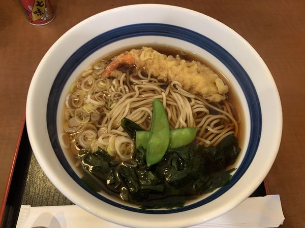 「天ぷらそば (490円)」@そば処 信州屋 渋谷店の写真