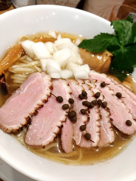 「冷やし鴨そば」@本町製麺所 中華そば工房の写真