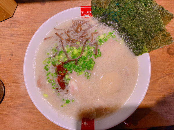 「特製ラーメン(豚王):970円、替麺:100円」@ラーメン凪 豚王 渋谷店の写真