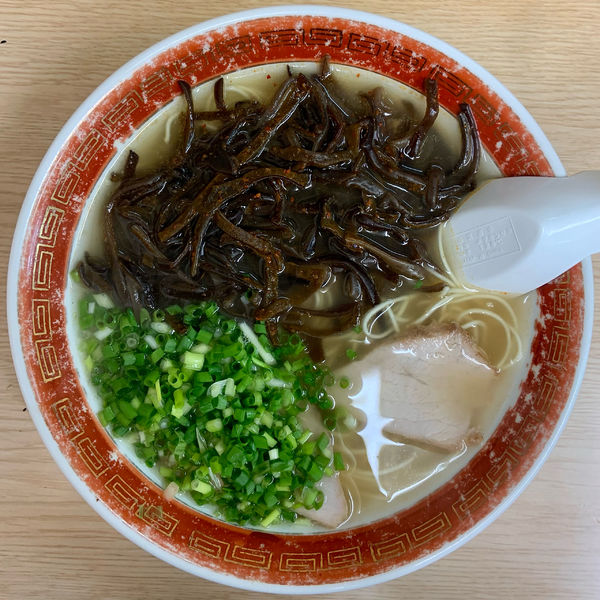 「きくらげラーメン（550円※日替りサービス）」@天広軒の写真