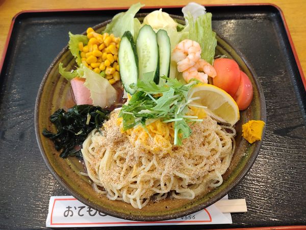 「(夏季限定)サラダ冷し中華 850円」@みやこ食堂の写真