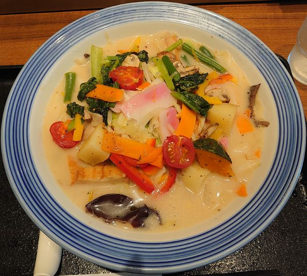 「彩り野菜のちゃんぽん(990円)」@長崎ちゃんぽん リンガーハット 川越U_PLACE店の写真