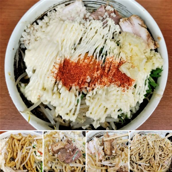 「冷やしまぜそば＋カレー味＝800円」@麺や 希 御徒町店の写真