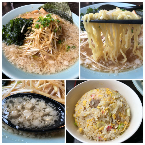 「ネギラーメンセット 1080円」@ニューラーメンショップ 桶川店の写真