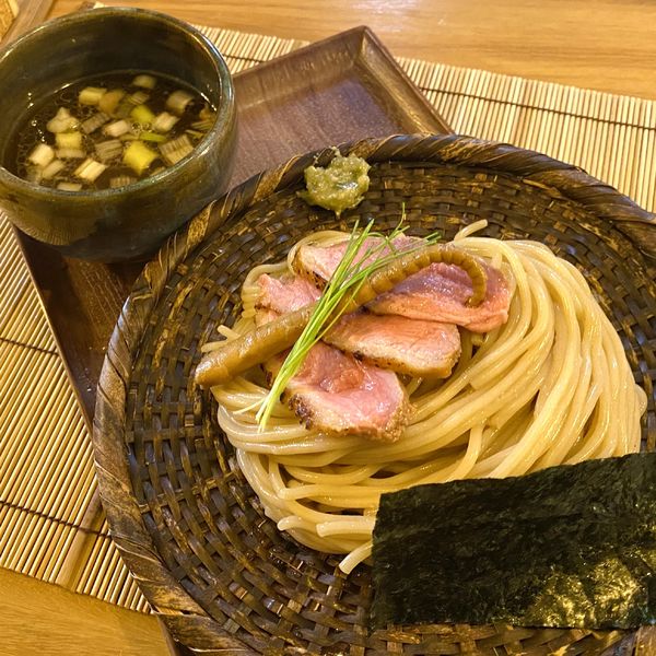 「鴨汁つけざる」@鴨麺 あら井の写真