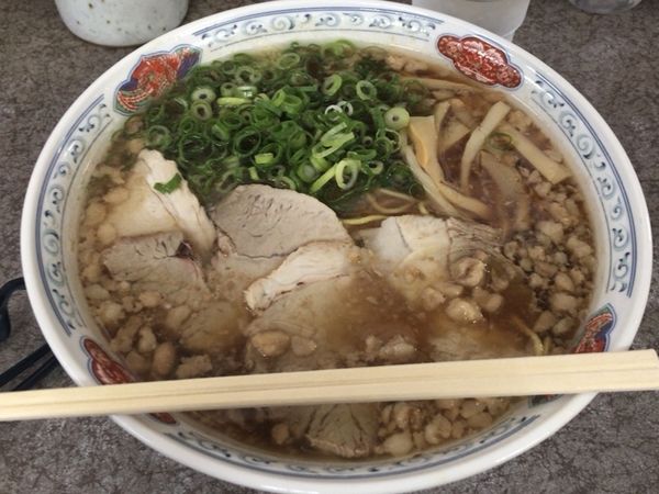 「中華そば特盛背脂多め？」@つたふじ 福山支店の写真