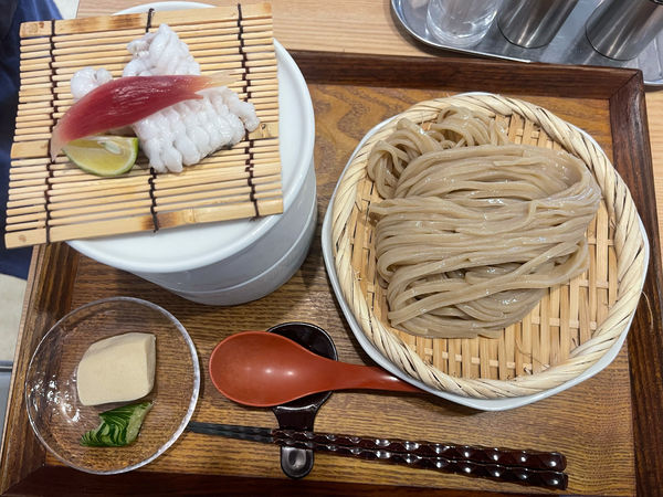 「鱧の冷やしつけそば」@中華そば 麦右衛門の写真