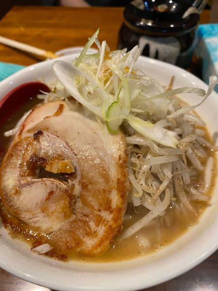 「味噌らーめん チャーシュー丼」@らーめん 蓮の写真