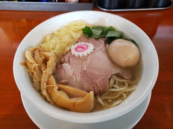 「特製鶏煮干中華そば（塩」@中華そば 松井の写真