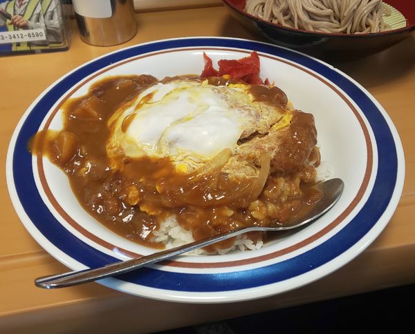 「カレーかつ丼」@名代 富士そば 秋葉原店の写真