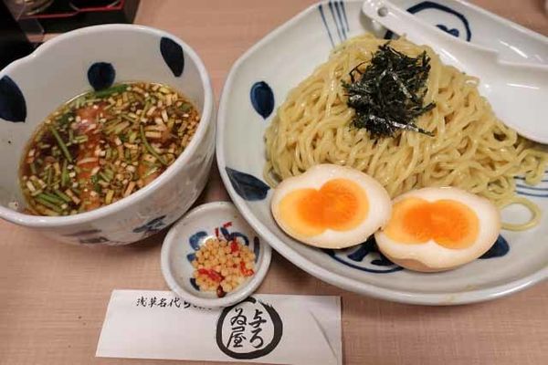 「玉子ざるらーめん　900円」@与ろゐ屋の写真